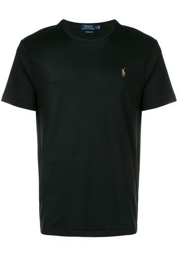 Polo Ralph Lauren T-Shirt mit Logo-Stickerei - Schwarz