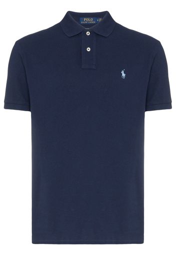 Polo Ralph Lauren Poloshirt mit Logo-Stickerei - Blau