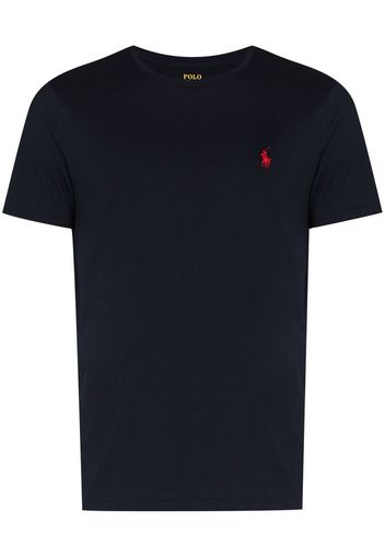 Polo Ralph Lauren T-Shirt mit Logo-Stickerei - Blau