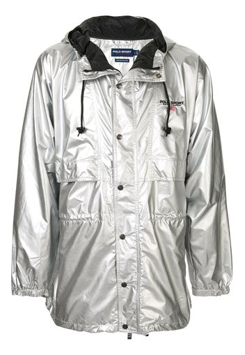 Polo Ralph Lauren Regenmantel im Metallic-Look - Silber