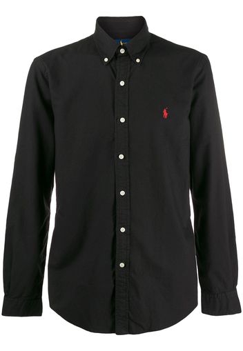 Polo Ralph Lauren Schmales Button-down-Hemd - Schwarz