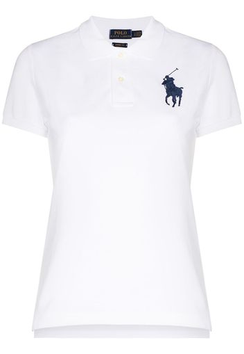 Polo Ralph Lauren Polohemd mit Stickerei - Weiß