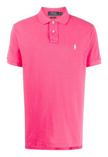 Polo Ralph Lauren Poloshirt mit Logo-Stickerei - Rosa