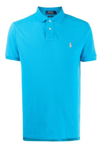 Polo Ralph Lauren Poloshirt mit Logo-Stickerei - Blau