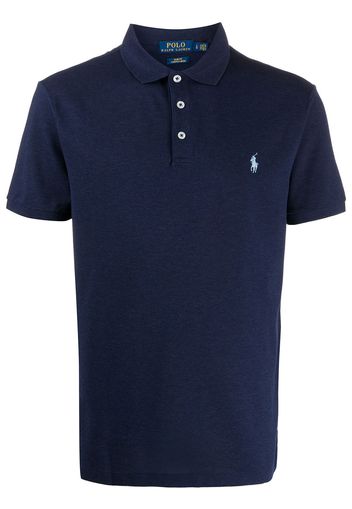 Polo Ralph Lauren Poloshirt mit Logo-Stickerei - Blau