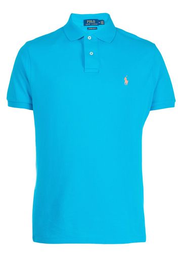 Polo Ralph Lauren Poloshirt mit Logo-Stickerei - Blau