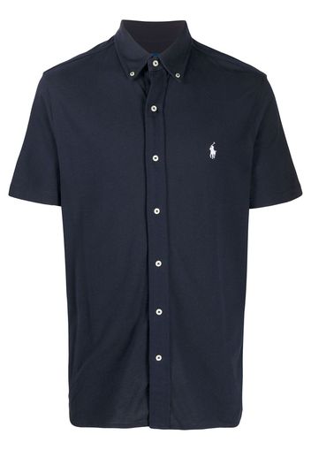 Polo Ralph Lauren Poloshirt mit Knopfleiste - Blau