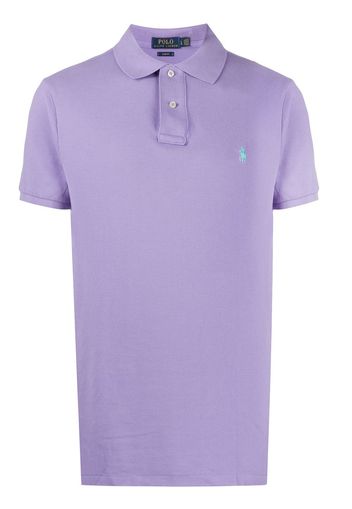 Polo Ralph Lauren Poloshirt mit Logo-Stickerei - Violett