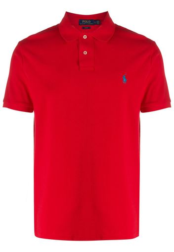 Polo Ralph Lauren Poloshirt mit Logo-Stickerei - Rot