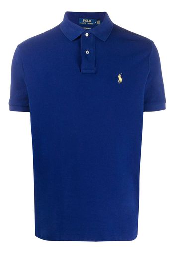 Polo Ralph Lauren Poloshirt mit Logo-Stickerei - Blau