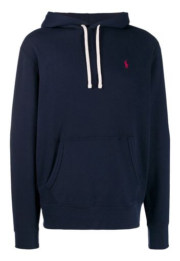 Polo Ralph Lauren Hoodie mit Logo-Stickerei - Blau