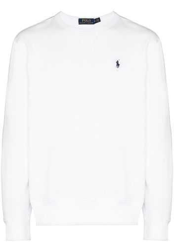 Polo Ralph Lauren Sweatshirt mit Logo-Stickerei - Weiß