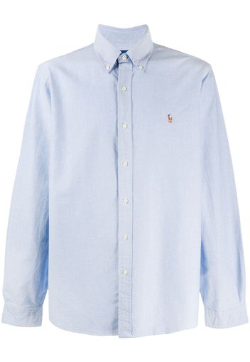 Polo Ralph Lauren Hemd mit Logo-Stickerei - Blau