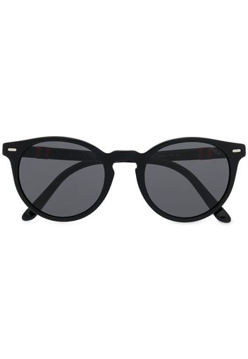 Polo Ralph Lauren Sonnenbrille mit rundem Gestell - Schwarz