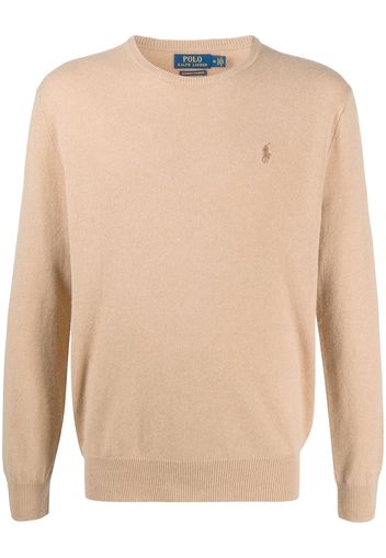 Polo Ralph Lauren Kaschmirpullover mit Logo-Stickerei - Braun