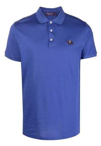 Polo Ralph Lauren embroidered logo polo shirt - Blau