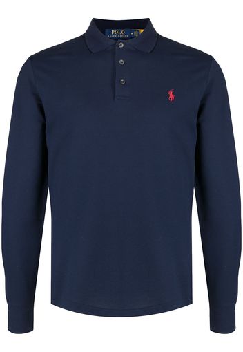 Polo Ralph Lauren Langärmeliges Poloshirt - Blau