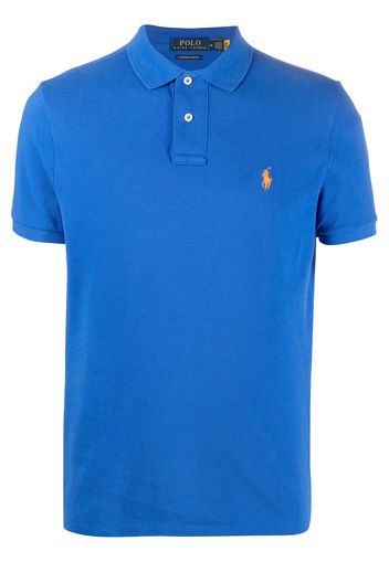 Polo Ralph Lauren Poloshirt mit Polo Pony-Stickerei - Blau