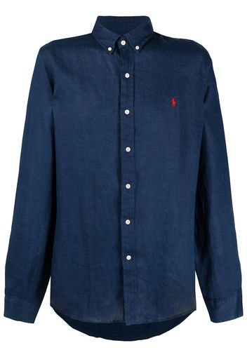 Polo Ralph Lauren Polo Pony Leinenhemd - Blau