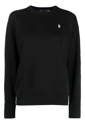 Polo Ralph Lauren Sweatshirt mit Logo-Stickerei - Schwarz