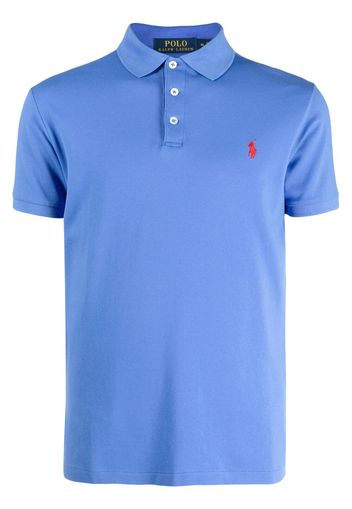 Polo Ralph Lauren Poloshirt mit Pony-Stickerei - Blau