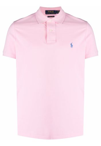 Polo Ralph Lauren Poloshirt mit Logo-Stickerei - Rosa