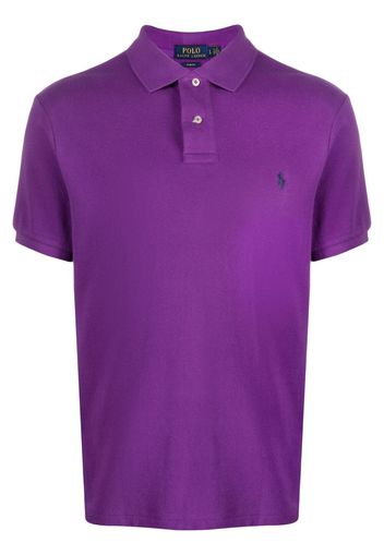 Polo Ralph Lauren Poloshirt mit Polo Pony-Stickerei - Violett