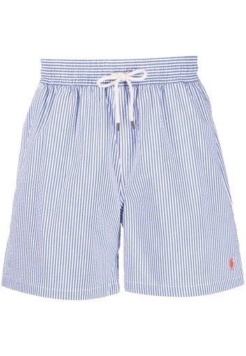 Polo Ralph Lauren Gestreifte Badeshorts - Blau