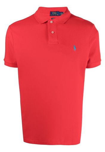 Polo Ralph Lauren Poloshirt mit Logo-Stickerei - Rot