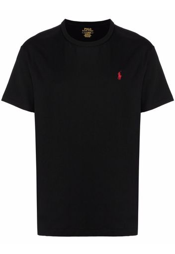 Polo Ralph Lauren T-Shirt mit Logo-Stickerei - Schwarz