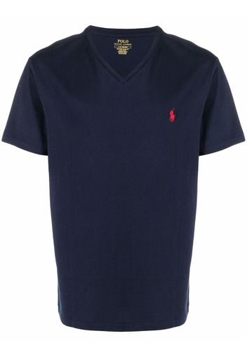 Polo Ralph Lauren T-Shirt mit aufgesticktem Logo - Blau