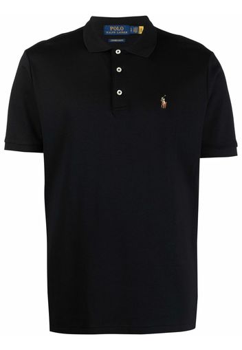 Polo Ralph Lauren Poloshirt aus Jersey - Schwarz