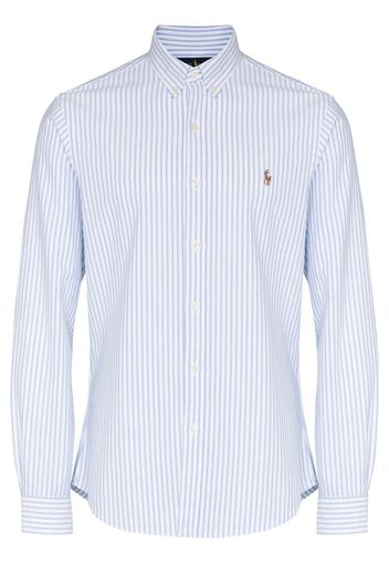 Polo Ralph Lauren PRL OXF BD STRP LS SHT PNK - Weiß