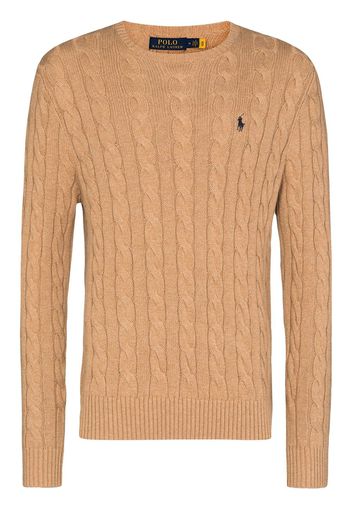 Polo Ralph Lauren Pullover mit Zopfmuster - Braun