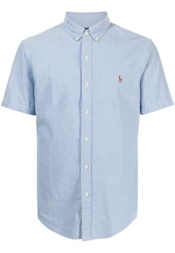 Polo Ralph Lauren Oxford-Hemd mit Logo-Stickerei - Blau