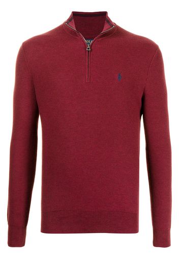 Polo Ralph Lauren Sweatshirt mit Reißverschluss - Rot