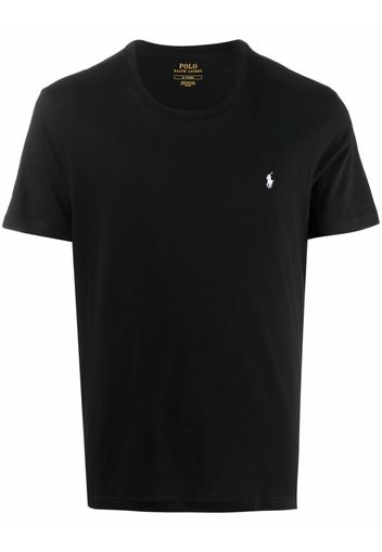 Polo Ralph Lauren T-Shirt mit Polo Pony-Stickerei - Schwarz