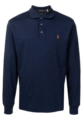 Polo Ralph Lauren Langärmeliges Poloshirt - Blau