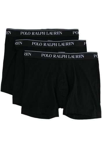 Polo Ralph Lauren 3er-Set Shorts mit Logo-Bund - Schwarz