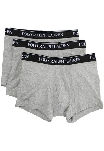 Polo Ralph Lauren 3er-Set Slips mit Logo-Bund - Grau