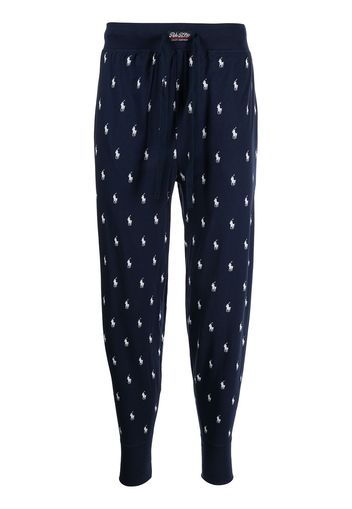 Polo Ralph Lauren Hose mit durchgehendem Print - Blau