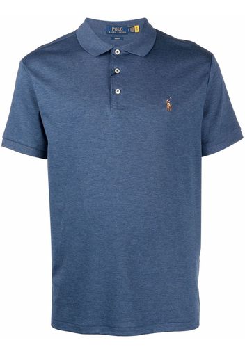 Polo Ralph Lauren Poloshirt mit Logo-Stickerei - Blau