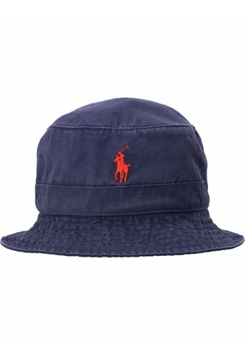 Polo Ralph Lauren Fischerhut mit Logo-Stickerei - Blau