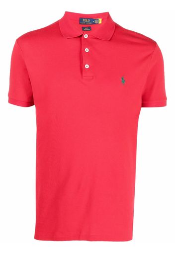 Polo Ralph Lauren Poloshirt mit Pony-Stickerei - Rot