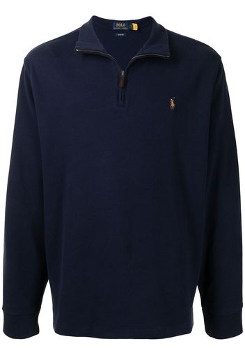 Polo Ralph Lauren Sweatshirt mit Stehkragen - Blau