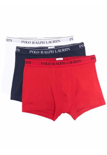 Polo Ralph Lauren 3er-Set Shorts mit Logo-Bund - Rot