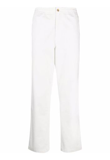 Polo Ralph Lauren embroidered-logo trousers - Weiß