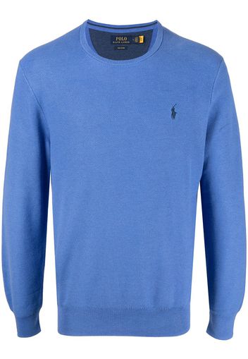 Polo Ralph Lauren Sweatshirt mit Polo Pony - Blau