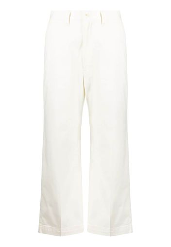 Polo Ralph Lauren cropped flared trousers - Weiß