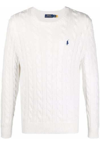 Polo Ralph Lauren cable-knit jumper - Weiß